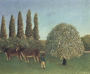 Henri Rousseau THe Pasture oil on canvas